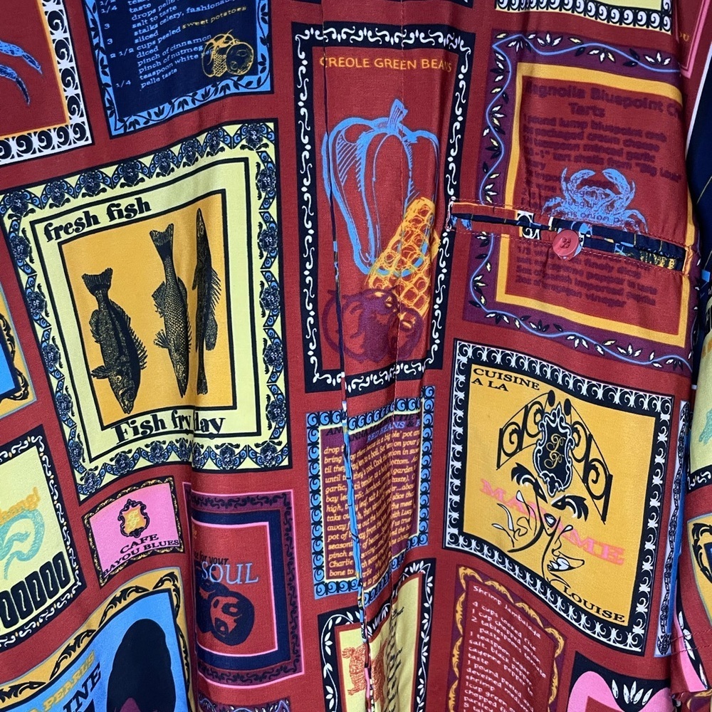 Pelle Pelle by Marc Bahaman Vintage Graphic Men's Shirt XL - Picture 2 of 7